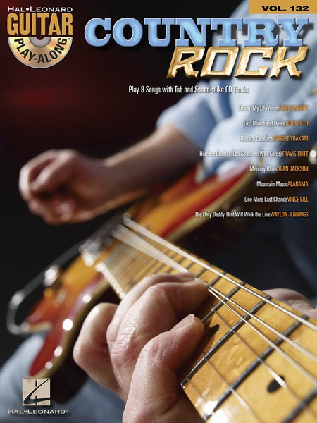 COUNTRY ROCK GUITAR PLAY ALONG BK/CD V132