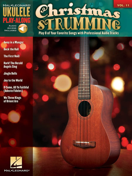 CHRISTMAS STRUMMING UKULELE PLAYALONG V11 BK/OLA