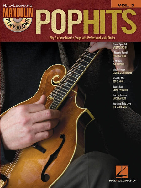 POP HITS MANDOLIN PLAY ALONG BK/CD V3