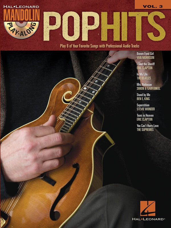 POP HITS MANDOLIN PLAY ALONG BK/CD V3