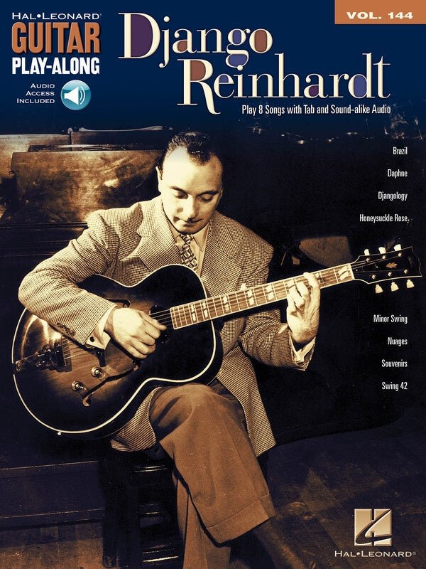 DJANGO REINHARDT GUITAR PLAYALONG V144 BK/OLA