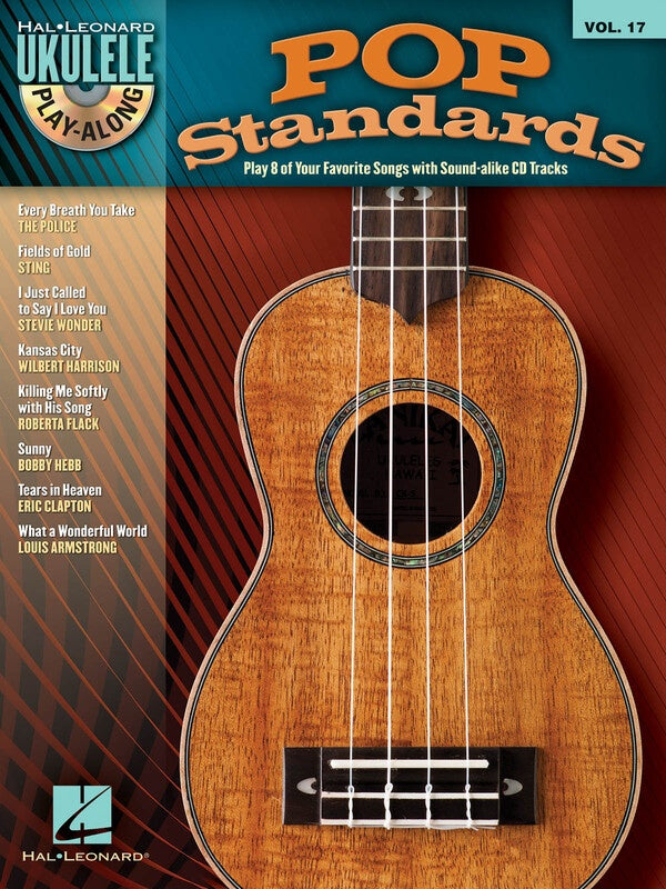 POP STANDARDS UKULELE PLAY ALONG BK/CD V17