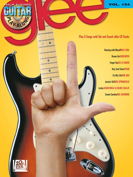 GLEE GUITAR PLAY ALONG BK/CD V154