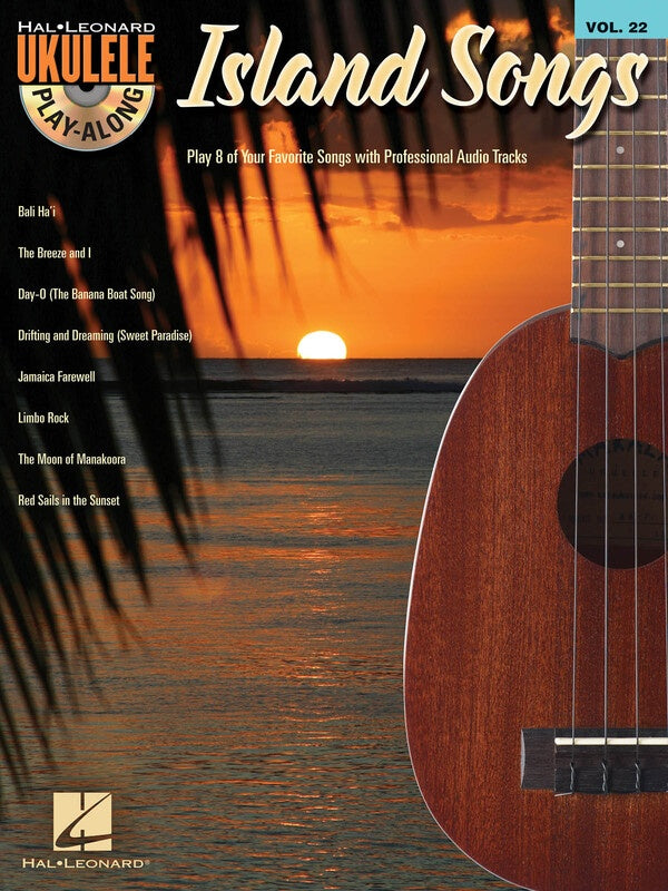ISLAND SONGS UKULELE PLAY ALONG BK/CD V22