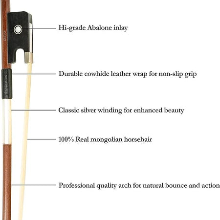 WILH.STEINBERG Cello Brazilwood Bow 4/4