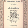 RENAISSANCE MUSIC FOR THE HARP