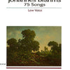 BRAHMS - 75 SONGS LOW VOICE