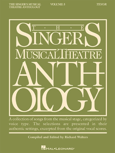SINGERS MUSICAL THEATRE ANTH V3 TENOR