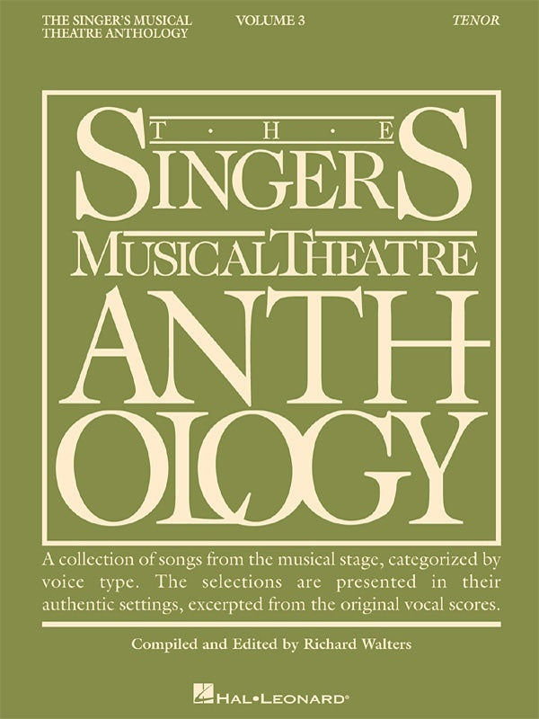 SINGERS MUSICAL THEATRE ANTH V3 TENOR