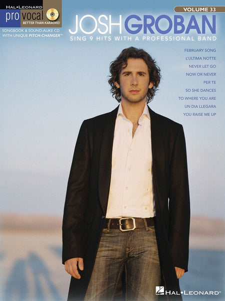 JOSH GROBAN PRO VOCAL MEN V33 BK/CD