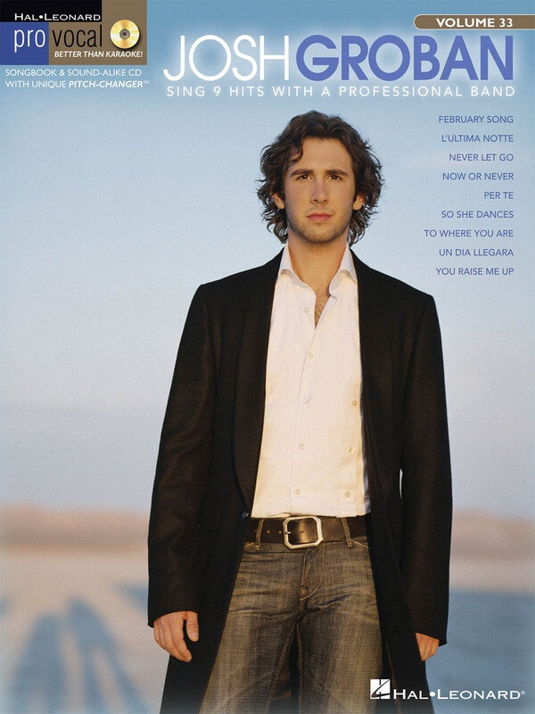 JOSH GROBAN PRO VOCAL MEN V33 BK/CD