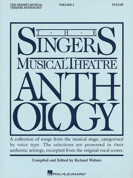 SINGERS MUSICAL THEATRE ANTH V2 TENOR