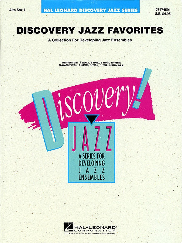 DISCOVERY JAZZ FAVORITES ALTO SAX 1