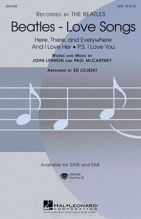 BEATLES LOVE SONGS SATB