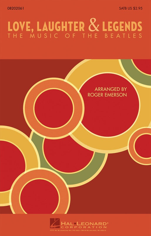 LOVE LAUGHTER AND LEGENDS BEATLES SATB