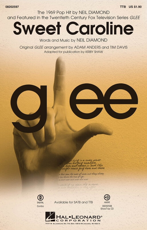 SWEET CAROLINE FROM GLEE TTB