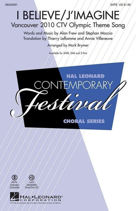 I BELIEVE / J IMAGINE 2PT (2010 OLYMPIC THEME)