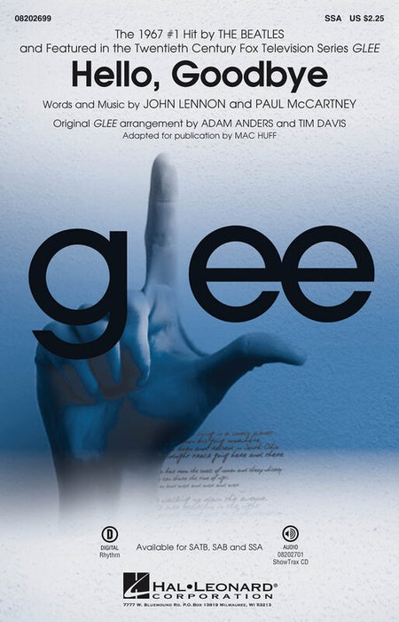 HELLO GOODBYE FROM GLEE SSA