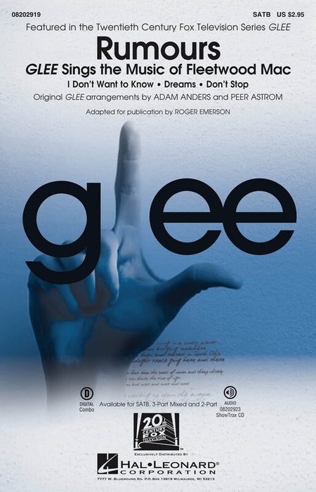 RUMOURS MUSIC OF FLEETWOOD MAC FROM GLEE SATB