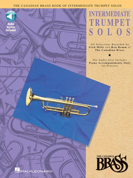 CANADIAN BRASS INTERMEDIATE TRUMPET SOLOS BK/OLA
