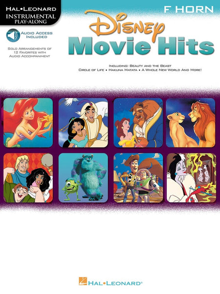 DISNEY MOVIE HITS FOR FRENCH HORN BK/OLA