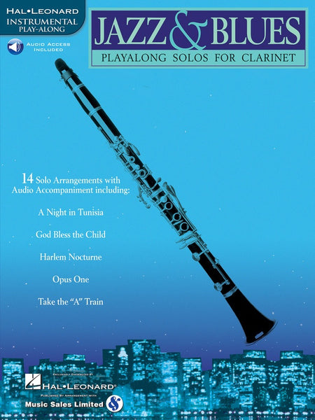 JAZZ AND BLUES PLAYALONG SOLOS CLARINET BK/OLA