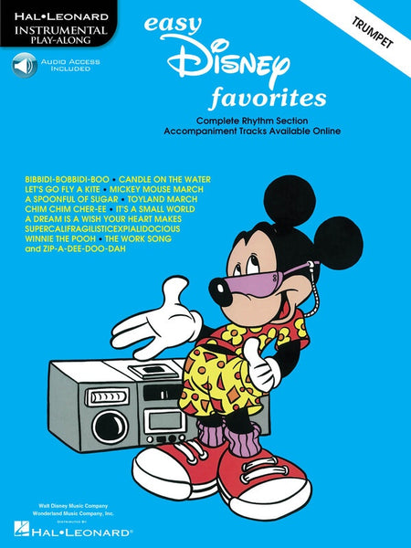 EASY DISNEY FAVORITES TRUMPET BK/OLA