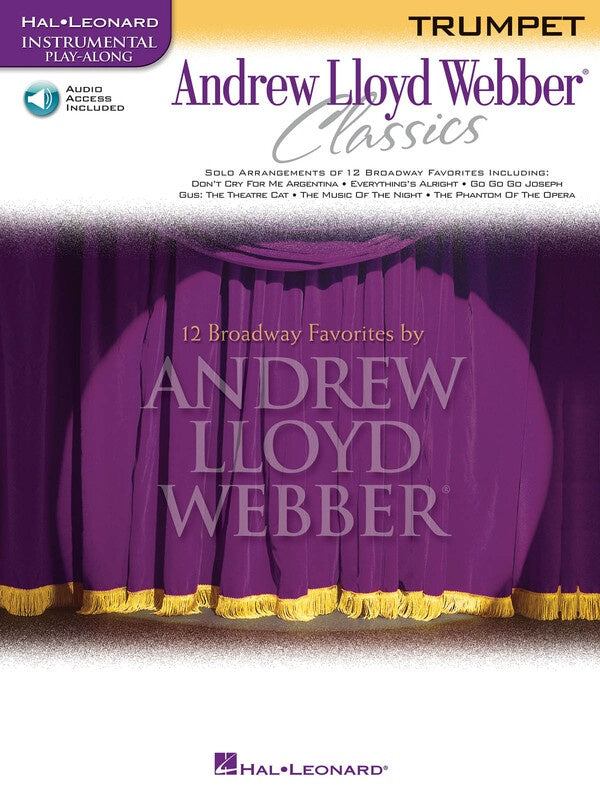 ANDREW LLOYD WEBBER CLASSICS TRUMPET BK/CD