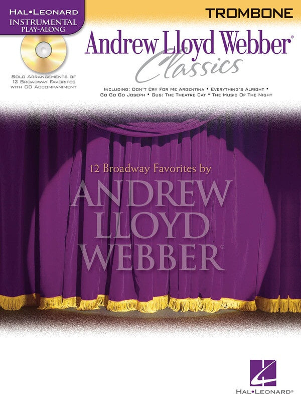 ANDREW LLOYD WEBBER CLASSICS TROMBONE BK/CD