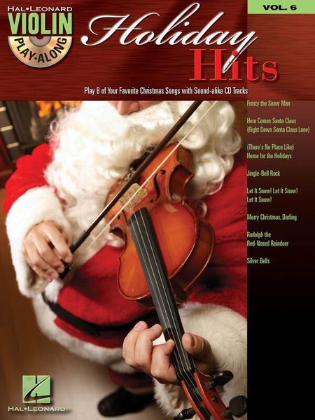 HOLIDAY HITS VIOLIN PLAYALONG V6 BK/CD