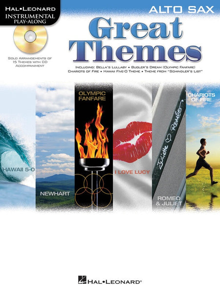 GREAT THEMES BK/CD ALTO SAX