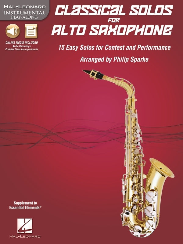 CLASSICAL SOLOS FOR ALTO SAXOPHONE BK/CDROM
