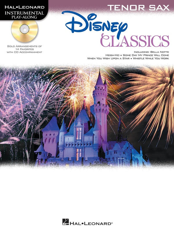 DISNEY CLASSICS BK/CD TENOR SAX