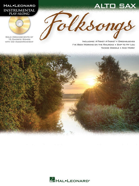 FOLKSONGS BK/CD ALTO SAXOPHONE