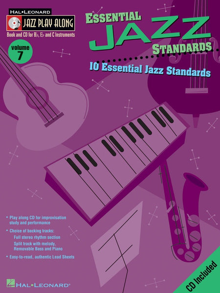 ESSENTIAL JAZZ STANDARDS JAZZ PLAYALONG V7 BK/CD