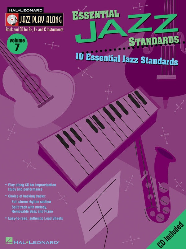 ESSENTIAL JAZZ STANDARDS JAZZ PLAYALONG V7 BK/CD