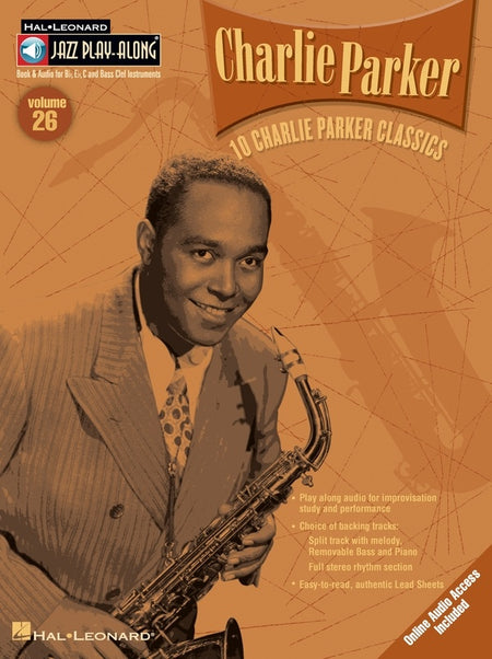 CHARLIE PARKER JAZZ PLAY ALONG BK/CD V26