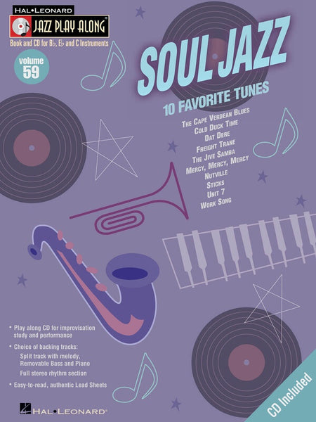 SOUL JAZZ JAZZ PLAYALONG V59 BK/CD