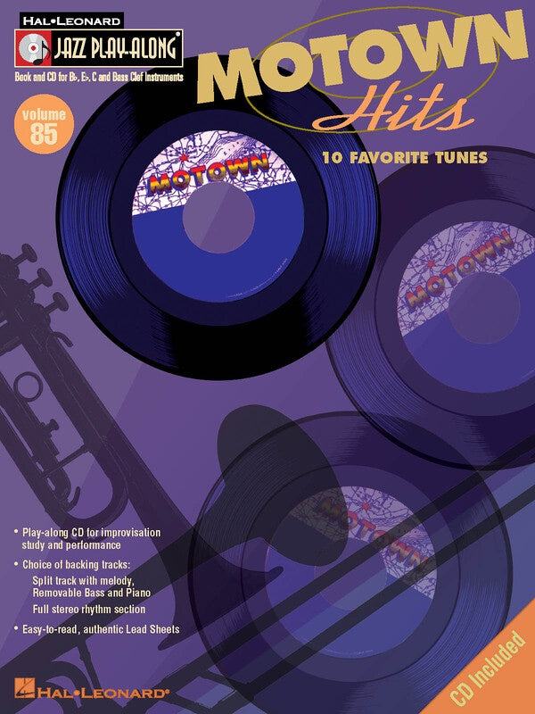 MOTOWN HITS JAZZ PLAYALONG V85 BK/CD
