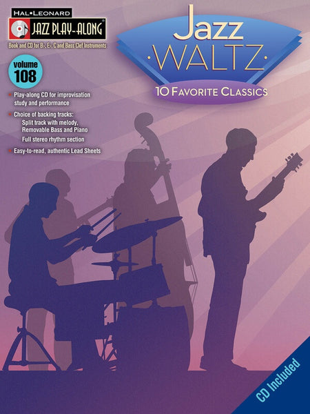 JAZZ WALTZ JAZZ PLAY ALONG BK/CD V108