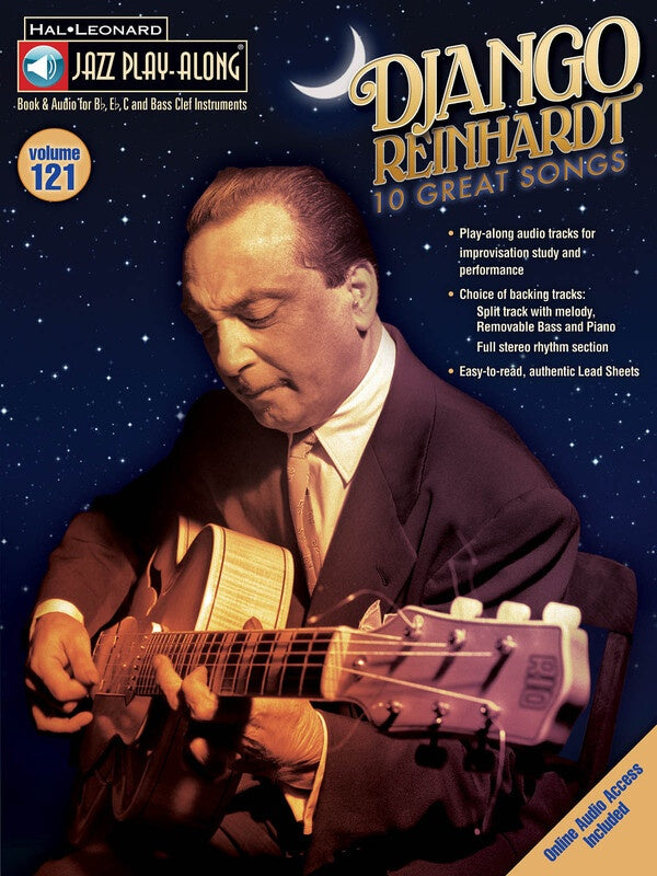DJANGO REINHARDT JAZZ PLAYALONG V121 BK/OLA