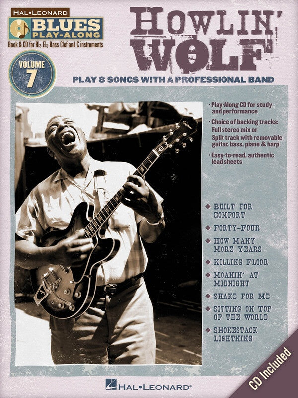HOWLIN WOLF BLUES PLAY ALONG V7 BK/CD