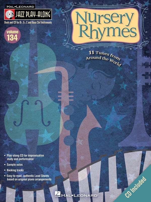 NURSERY RHYMES JAZZ PLAY ALONG BK/CD V134