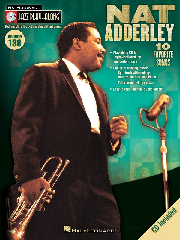 NAT ADDERLEY JAZZ PLAY ALONG BK/CD V136