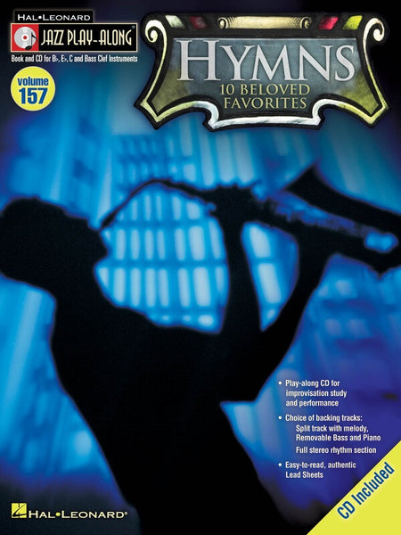 HYMNS JAZZ PLAY ALONG BK/CD V157