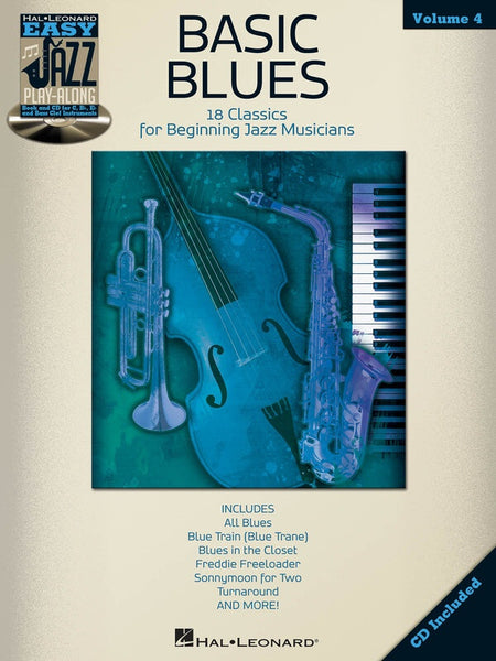 BASICS BLUES EASY JAZZ PLAY ALONG BK/CD V4