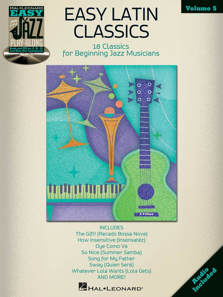 EASY LATIN CLASSICS EASY JAZZ PLAY ALONG BK/CD V