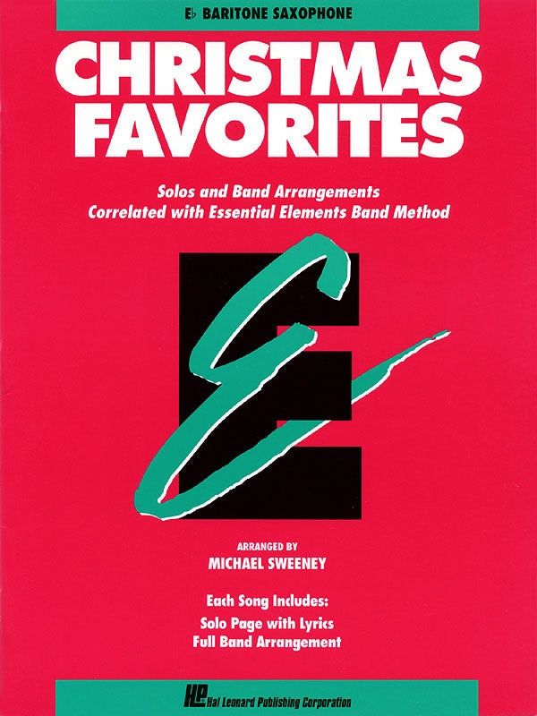 ESSENTIAL ELEMENTS CHRISTMAS FAVORITES BARITONE SAX