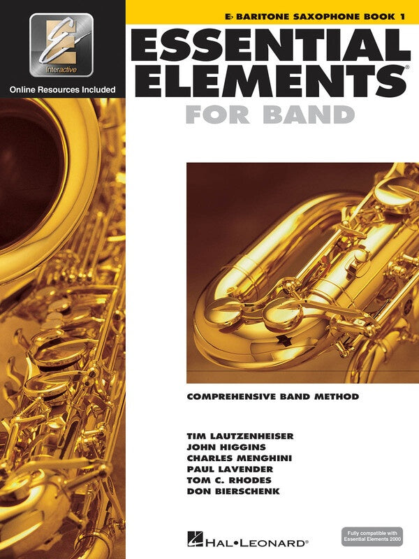 ESSENTIAL ELEMENTS FOR BAND BK1 BARITONE SAX EEI