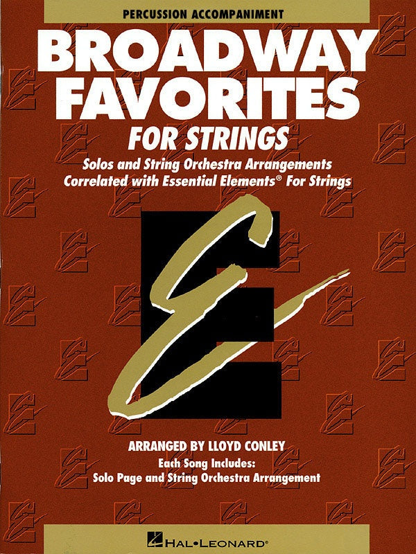 EE BROADWAY FAVORITES FOR STRINGS PERC